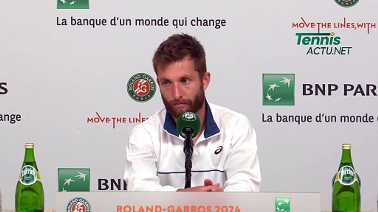 Tennis - Roland-Garros 2024 - Corentin Moutet est qualifié pour les Jeux olympiques : "Rencontrer les athlètes olympiques, c'était un rêve"