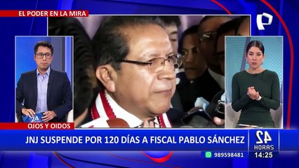 Pablo Sánchez: Abogado del suspendido fiscal supremo califica de "arbitraria" decisión de la JNJ