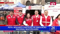 Simulacro Nacional Multipeligro 2024: Dina Boluarte estuvo presente en actividad