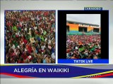 Una marea de pueblo arropó al presidente Nicolás Maduro en Puerto Cabello