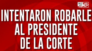 Intentaron robarle el auto al presidente de la Corte Suprema