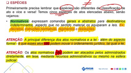 A4 Atos Administrativos - Espécies