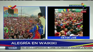 Puerto Cabello toma las calles en respaldo al pdte. Maduro