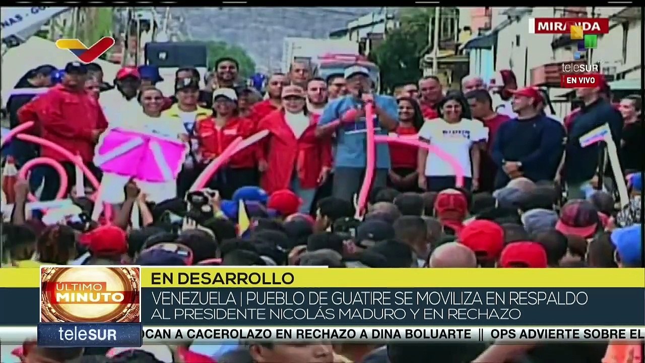 ¡Multitudinarias! El pueblo de Venezuela ratifica su rechazo a sanciones de EE.UU.