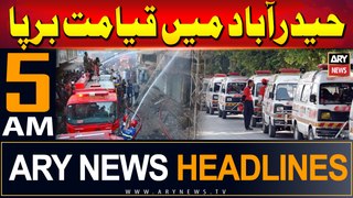 ARY News 5 AM Headlines 1st June 2024 | Sad News From Hyderabad - Latest Updates