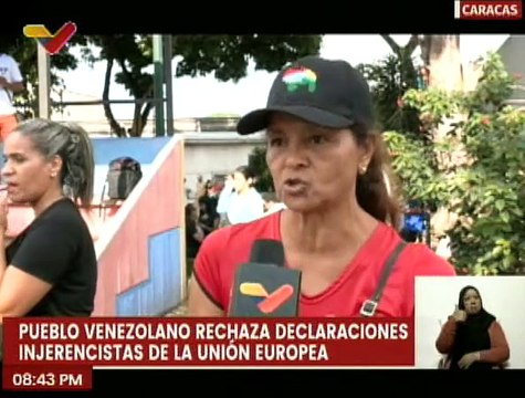 Caracas | Ciudadanos rechazan declaraciones injerencistas de la Unión Europea