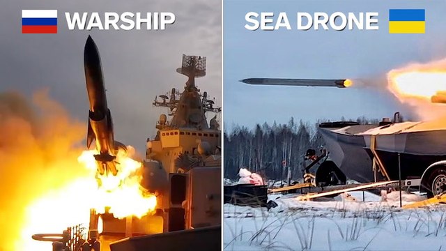 Ukraine's sea drones vs. Russia's Black Sea Fleet