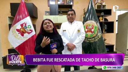 ¿Cuál es el estado de salud de la bebé que fue abandonada en Jesús María?