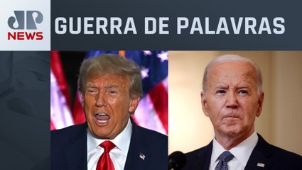 Trump fala em injustiça sobre seu processo e Biden o chama de “perigoso”