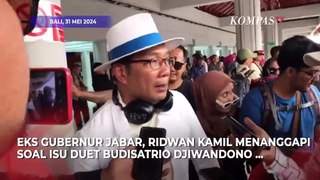 Respons Ridwan Kamil soal Isu Duet Budisatrio-Kaesang di Pilkada Jakarta 2024