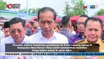 Presiden Jokowi Tinjau Pasar Lawang Agung untuk Pastikan Stabilitas Harga Bahan Pokok