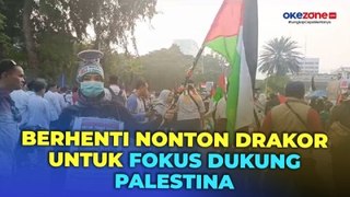 Cerita Peserta Aksi 'All Eyes on Rafah' Berhenti Nonton Drakor untuk Fokus Dukung Palestina