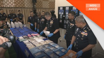 Polis Johor tumpas sindiket dadah bernilai RM11.6 juta