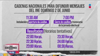 ¿A qué hora saldrán los resultados de los conteos rápidos de las Elecciones 2024?