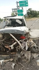 شاہ ۔قصود انٹرچینج پر خطرناک ایکسیڈنٹ زخمیوں کو ہسپتال منتقل کر دیا گیا۔۔