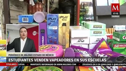 Estudiantes de Edomex incursionan en el mundo de los "vapes" como una nueva forma de emprendimiento