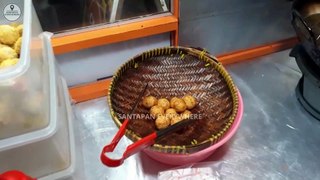 YUMMY AND SOFT FRIED CHICKEN BALLS STREET FOOD