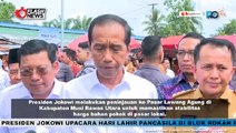 Presiden Jokowi Kunjungi Pasar Lawang Agung untuk Pastikan Stabilitas Harga