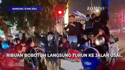 Download Video: Sorak Kegembiraan Para Bobotoh, Persib Juara Liga 1 Indonesia 2023