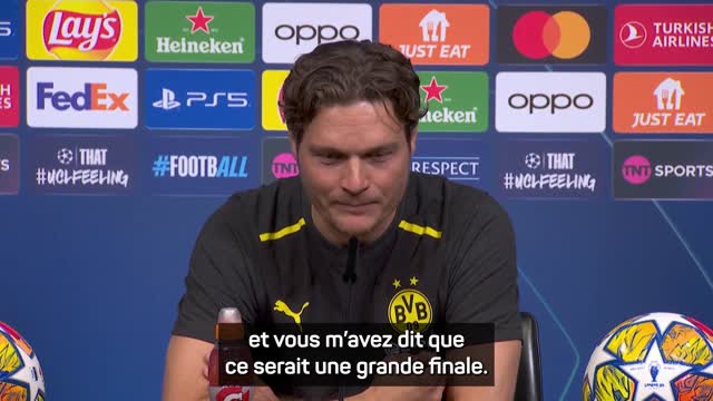 Dortmund - Terzic : "Une finale ne se joue pas, elle se gagne !"