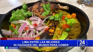 ¡Orgullo nacional! Lima entre las mejores ciudades del mundo para comer, según ranking