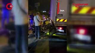 TEM Otoyolu'nda büyük kaza 4 yaralı