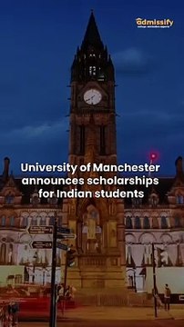 Manchester Announces Scholarship for Indian Students