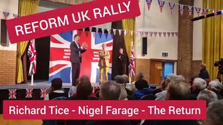 Nigel Farage joins Reform UK campaign in Skegness and Boston