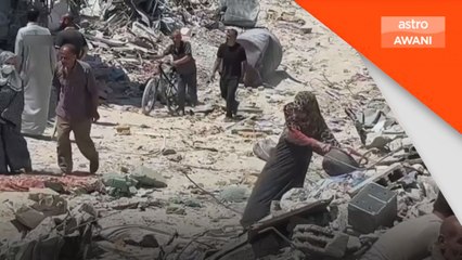 Penduduk Palestin kembali ke Jabalia