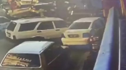 Kağıthane'de ölümden 2 saniye ile kurtuldu