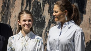 GALA VIDEO - Victoria de Suède : sa fille Estelle lui vole la vedette en robe à fleurs et sandales Zara