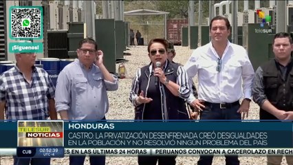 Gobierno de Honduras inaugura subestación eléctrica en Juticalpa, Olancho