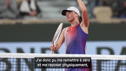 Roland-Garros - Swiatek : “Pour une fois, ce jour de repos m'a aidé !"