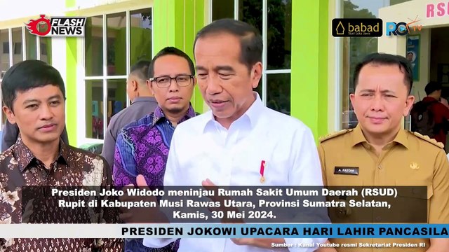Jokowi Tinjau RSUD Rukpit untuk Bahas Infrastruktur Listrik