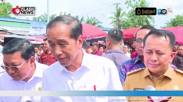 Jokowi Kunjungi Pasar Lawang Agung untuk Pastikan Stabilitas Harga