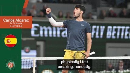 Alcaraz puts forearm injury speculation to bed