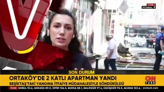 Ortaköy'de İBB başkan adayının evi yandı