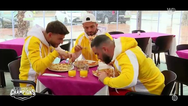 Le générique de l'émission Les apprentis champions sur W9.