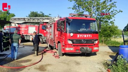 Yangında iş yeri kullanılamaz hale geldi