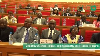 [#Reportage] Gabon : Camélia Ntoutoume invitée à s’expliquer sur le prolongement du calendrier scolaire par les privés