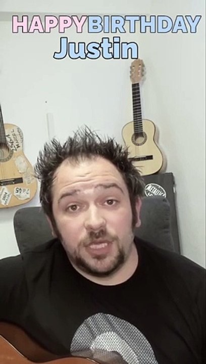 Happy Birthday, Justin! Geburtstagsgrüße an Justin