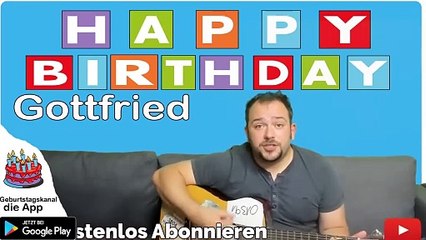 Скачать видео: Happy Birthday, Gottfried! Geburtstagsgrüße an Gottfried