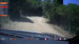 WRC 2024 Italy SS08 Ogier Hit Wall