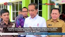 Presiden Jokowi Tinjau RSUD Rupit, Bahas Infrastruktur Listrik