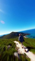 Floating above the flora and skimming the sea at Rocky Cape ☀️__ _-- Rocky Cape National Park_ _visitnorthwesttasmania__-- _iamfabreezy__DiscoverTasmania(MP4)