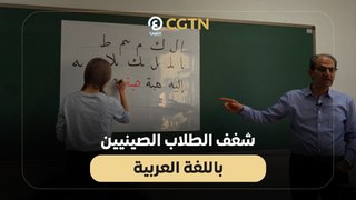 شغف الطلاب الصينيين باللغة العربية