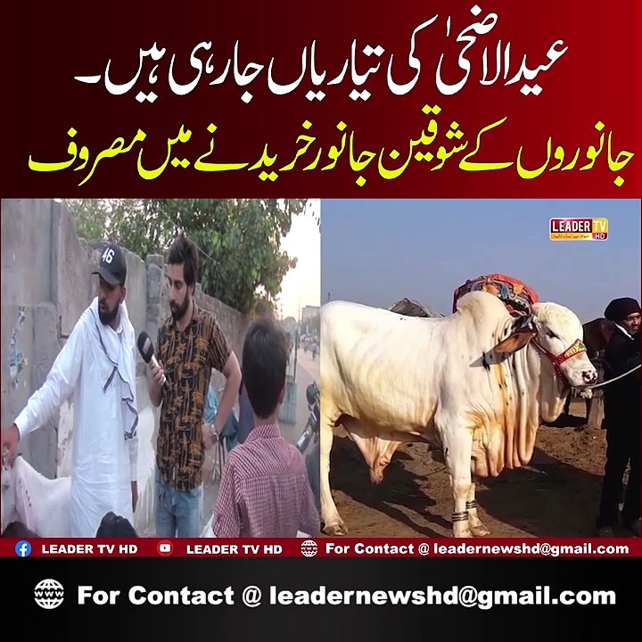 Awam " Eid Dul Adha " Ki Teyaryoon May Bohat tezi Say Mangan !