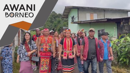 Sambutan Kampung Spaoh Engkabang penuh tradisi