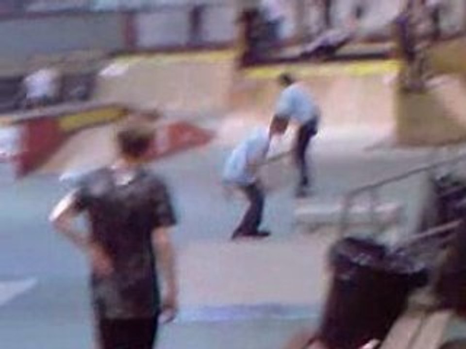 bastien tremplin puis petit derapage a chelle