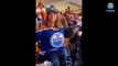 Shocking Moment A Young Fan Flashes Boobs in Crowd During NHL Match in Moment of Madness